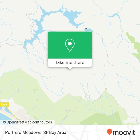 Portrero Meadows map
