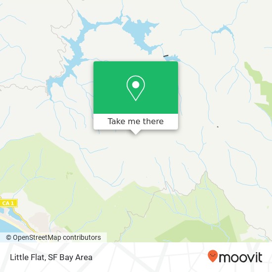 Mapa de Little Flat