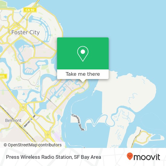 Press Wireless Radio Station map