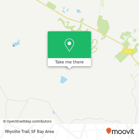 Rhyolite Trail map