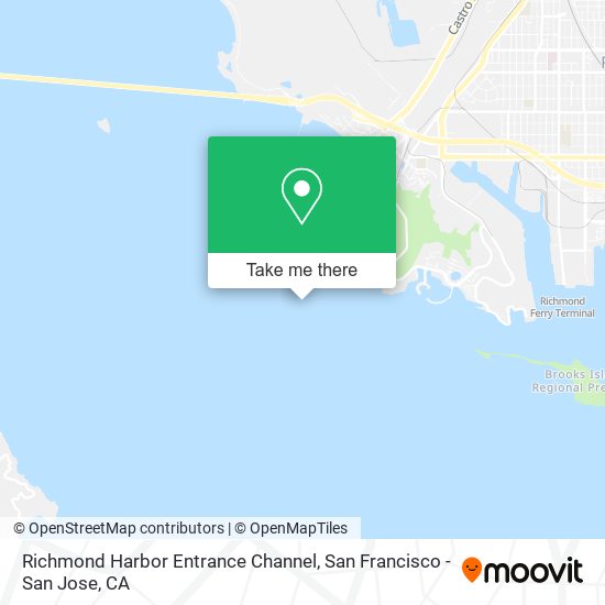 Mapa de Richmond Harbor Entrance Channel