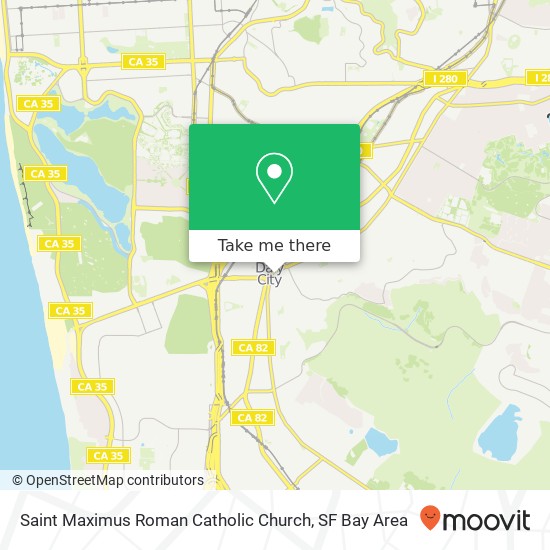 Saint Maximus Roman Catholic Church map