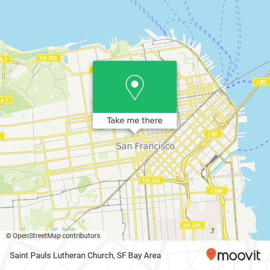 Saint Pauls Lutheran Church map