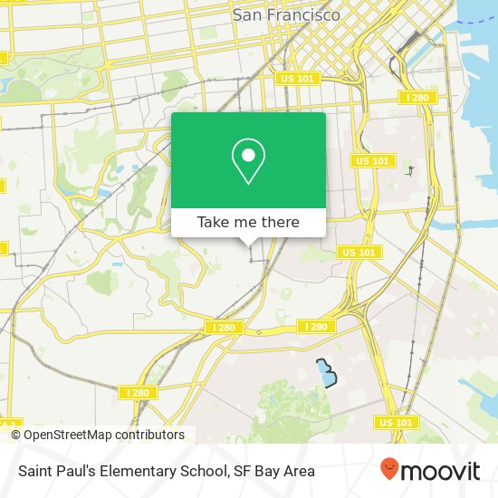 Saint Paul's Elementary School map