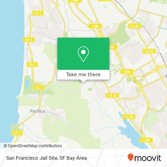 Mapa de San Francisco Jail Site