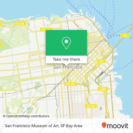 San Francisco Museum of Art map