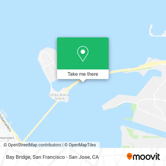 Bay Bridge map