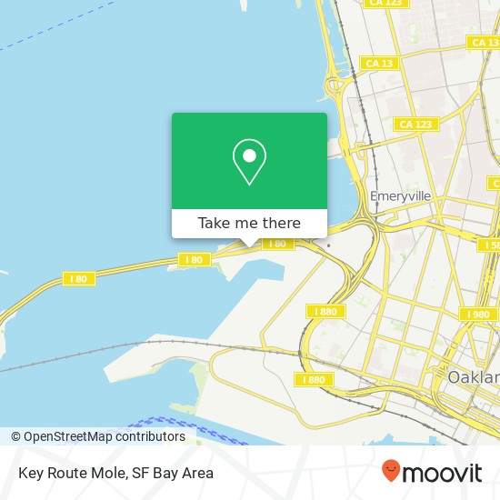 Mapa de Key Route Mole