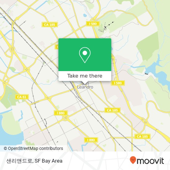 샌리앤드로 map