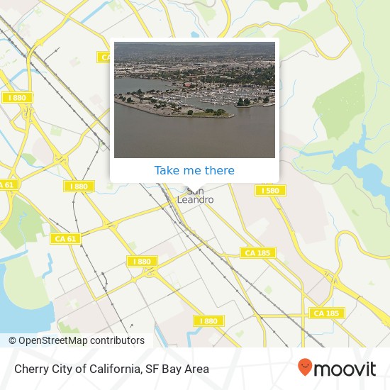Mapa de Cherry City of California