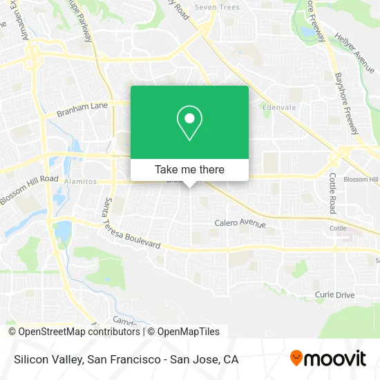 Silicon Valley map