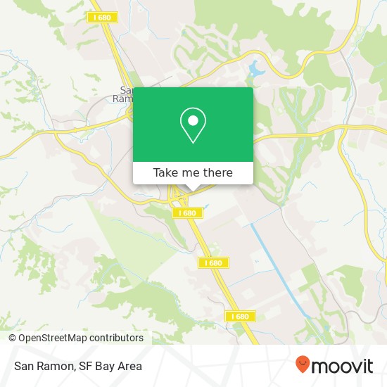 Mapa de San Ramon