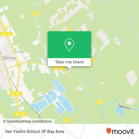 Mapa de San Ysidro School
