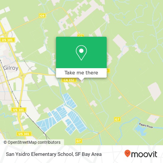 San Ysidro Elementary School map