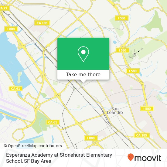 Esperanza Academy at Stonehurst Elementary School map