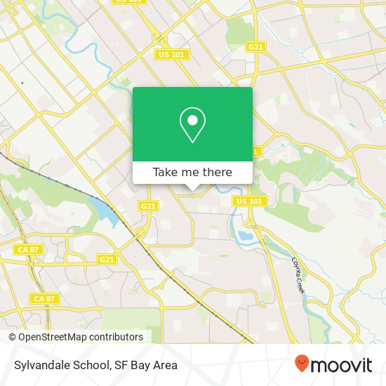 Sylvandale School map