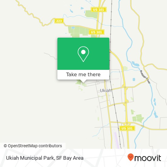 Ukiah Municipal Park map