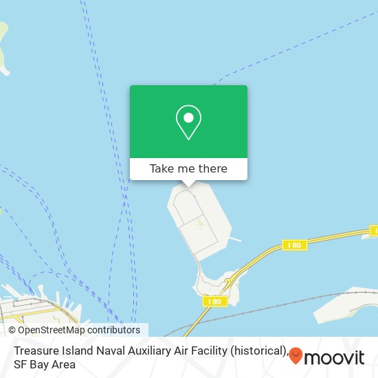 Mapa de Treasure Island Naval Auxiliary Air Facility (historical)