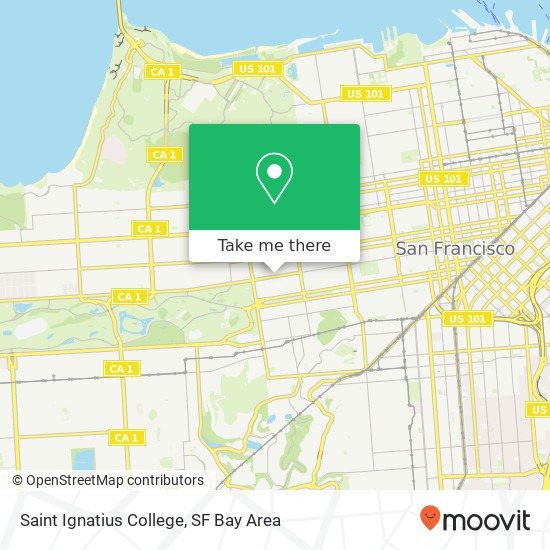 Saint Ignatius College map