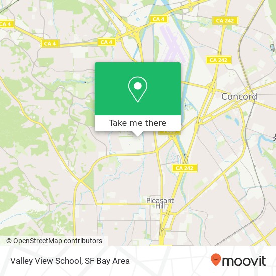 Mapa de Valley View School