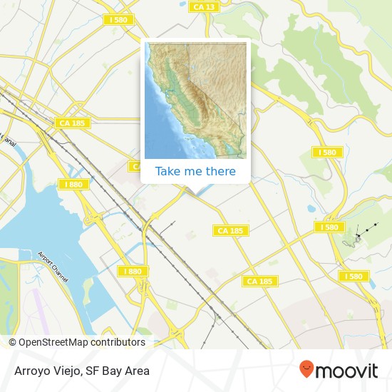 Arroyo Viejo map