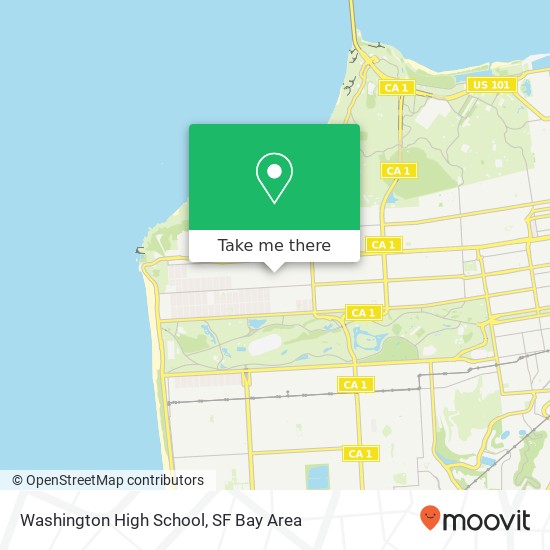 Mapa de Washington High School