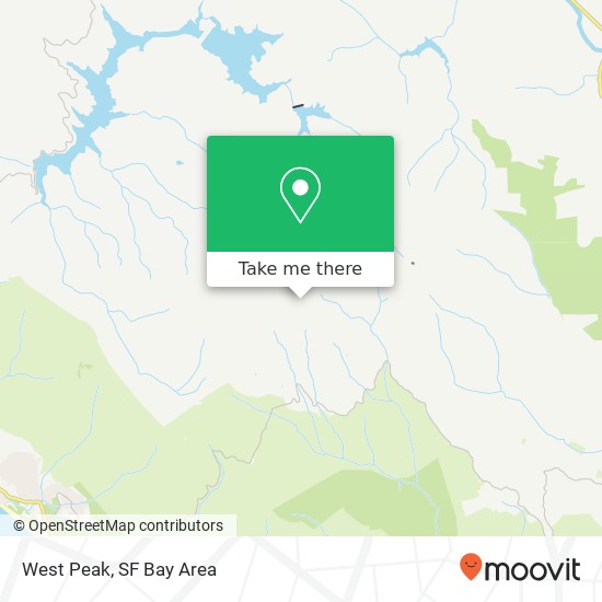 West Peak map