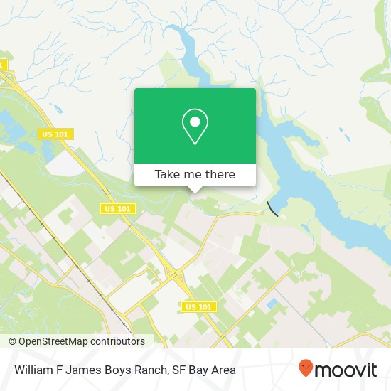 William F James Boys Ranch map