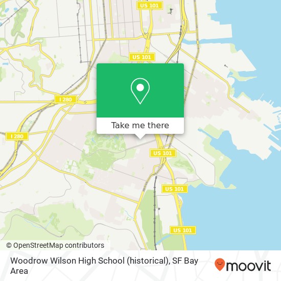 Mapa de Woodrow Wilson High School (historical)