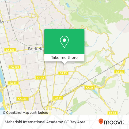 Maharishi International Academy map