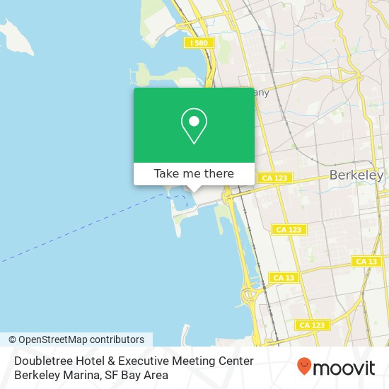 Doubletree Hotel & Executive Meeting Center Berkeley Marina map