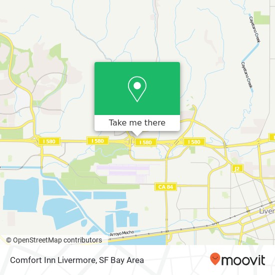 Mapa de Comfort Inn Livermore