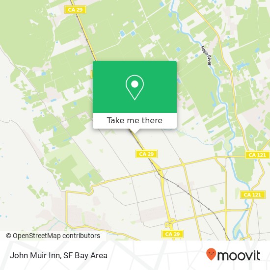 John Muir Inn map