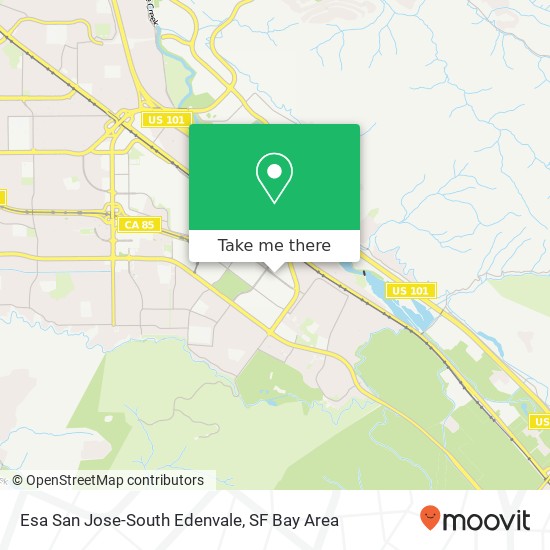 Esa San Jose-South Edenvale map