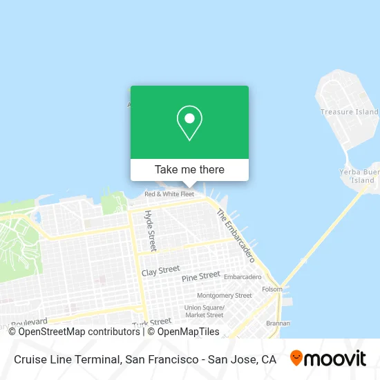 Cruise Line Terminal map