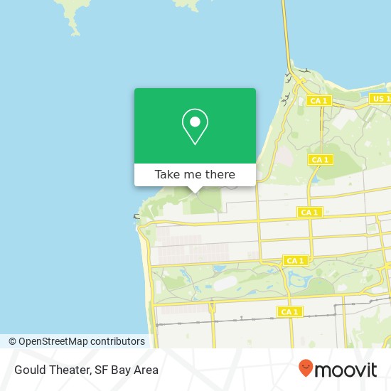 Mapa de Gould Theater