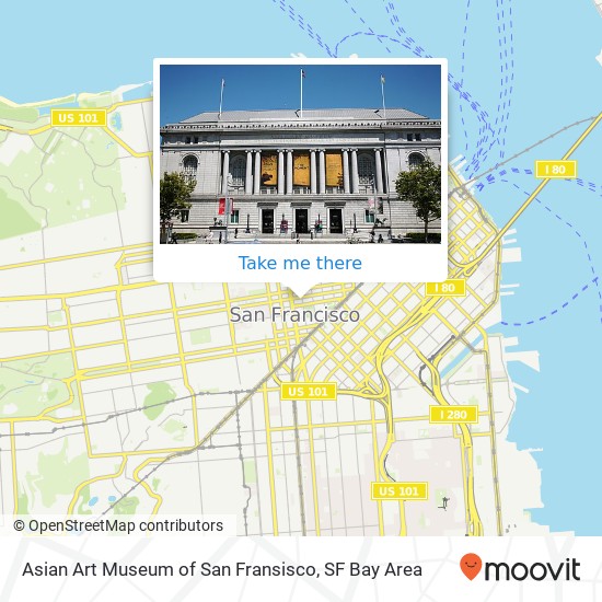 Asian Art Museum of San Fransisco map