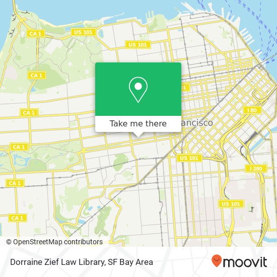 Dorraine Zief Law Library map