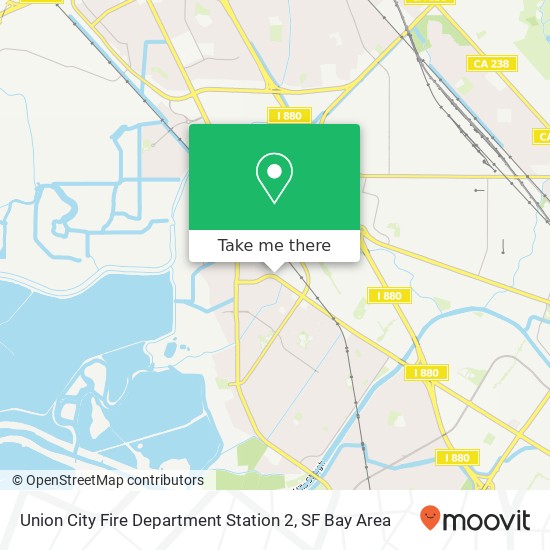 Mapa de Union City Fire Department Station 2