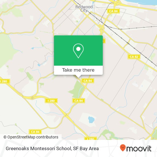 Greenoaks Montessori School map