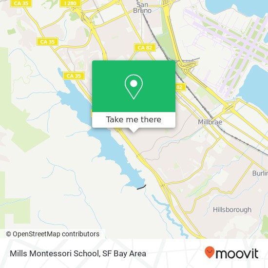 Mapa de Mills Montessori School