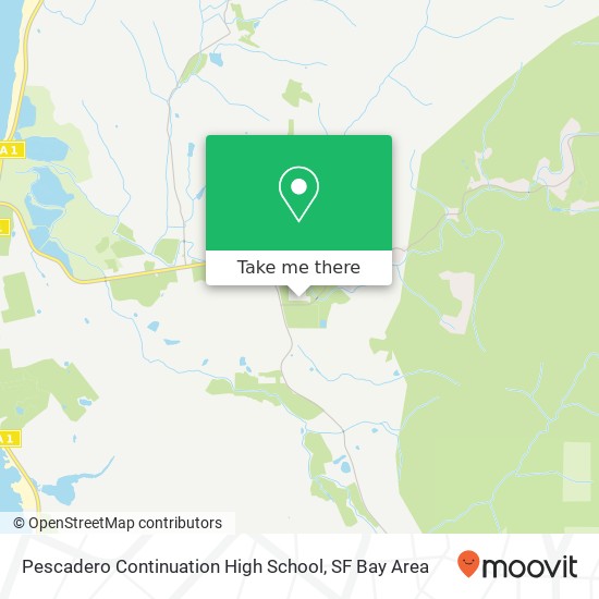 Mapa de Pescadero Continuation High School