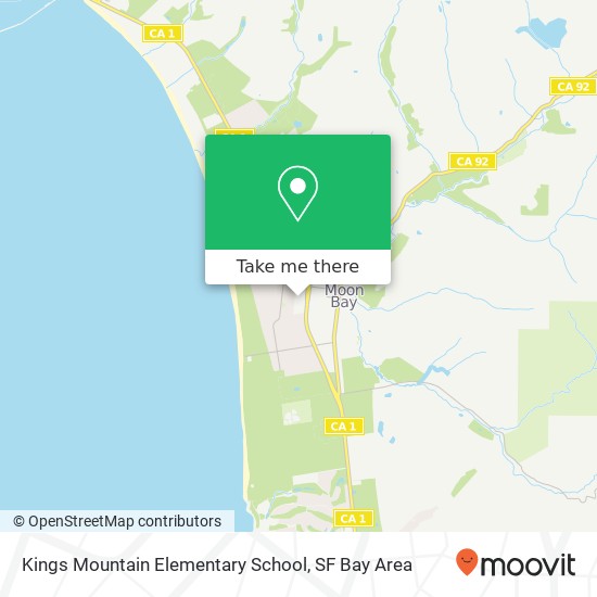 Mapa de Kings Mountain Elementary School