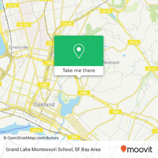 Mapa de Grand Lake Montessori School