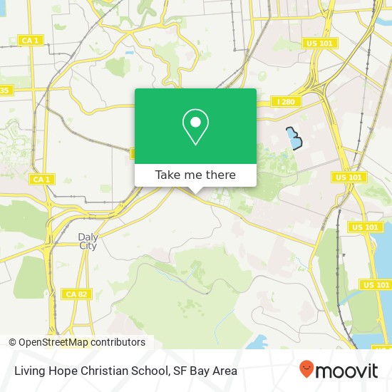 Living Hope Christian School map