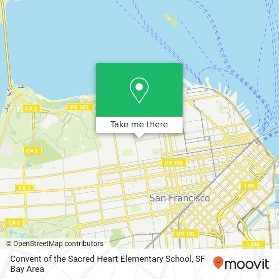 Convent of the Sacred Heart Elementary School map
