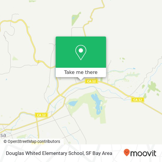 Mapa de Douglas Whited Elementary School