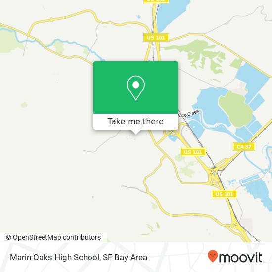 Mapa de Marin Oaks High School