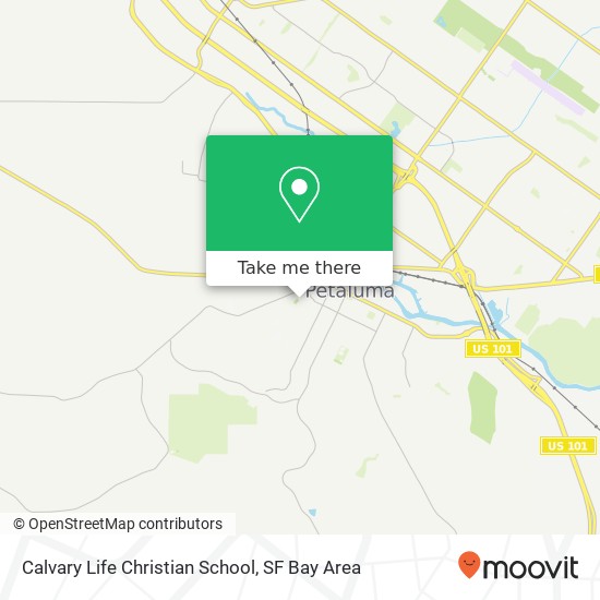 Calvary Life Christian School map