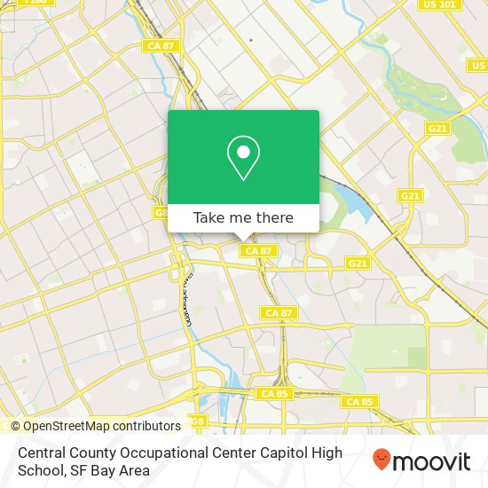 Mapa de Central County Occupational Center Capitol High School